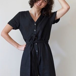 The Linen Short-Sleeve Jumpsuit from everlane